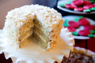Coconut Cake with Marshmallow Frosting
