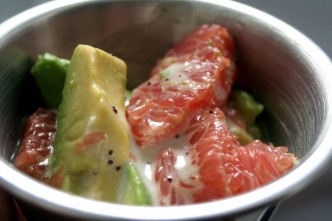 grapefruit avocado salad