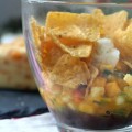 layered mango pineapple salsa salad