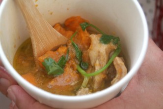 Carl Weathers’ Stew with Chicken, Sweet Potatoes, Coconut Milk, and Curry