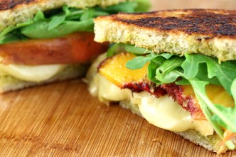 Peach and Brie Panini