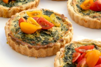 Spinach Gruyere Quiche