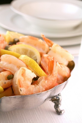 Lemon Caper Shrimp