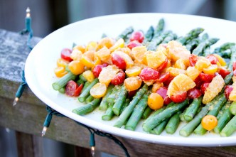 Asparagus Salad with Oranges and Tomatoes